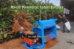 Mesin Pengurai Sabut Kelapa (Pembuat Cocofiber & Cocopeat)