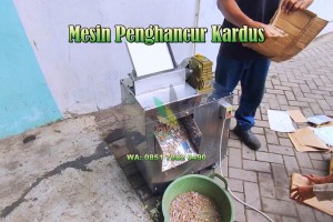 Mesin Pencacah Dan Penghancur Kertas Dan Kardus